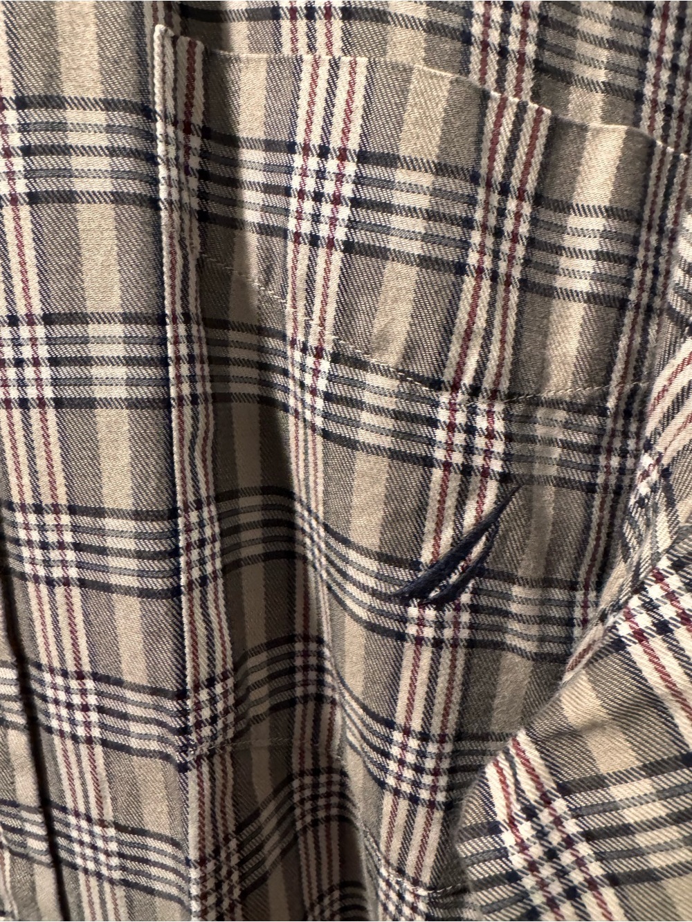 Nautica Men's Classic Button-Down Plaid Shirt - Picture 4 of 4